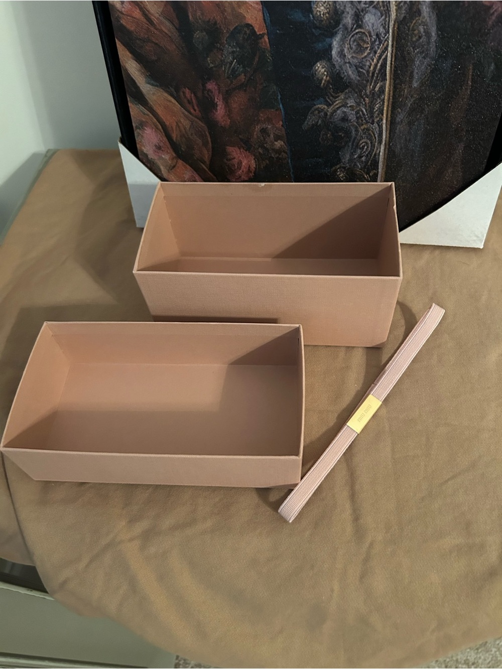 MIU MIU Authentic Luxury Empty Box with Ribbon - Picture 3 of 7